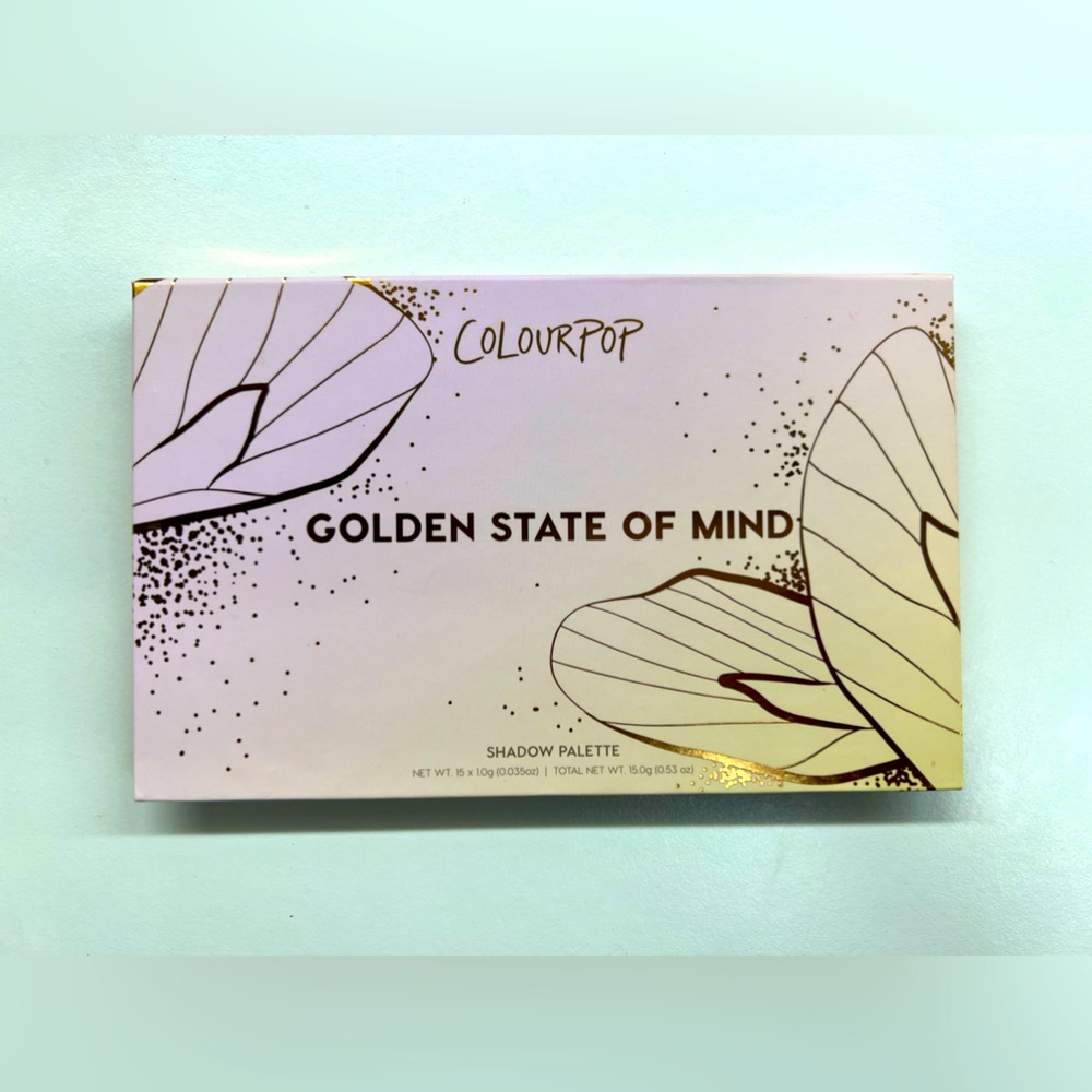 Colourpop Golden State of Mind Palette with Box